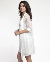 Admas Vestaglia Kimono da Sposa in Raso e Pizzo 67227 2504S30