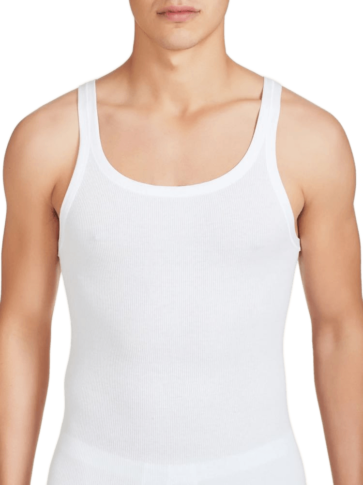 Ragno Canottiera da Uomo Spalla Stretta in Puro Cotone 5001 S13 - Passarelli Biancheria