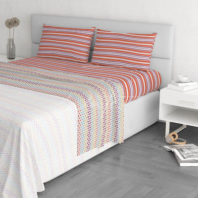 Athena Completo Letto Matrimoniale Made in Italy Malindi B42 - Passarelli Biancheria