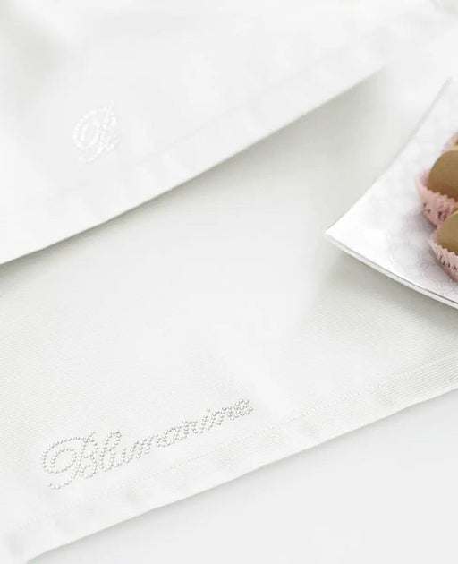 Blumarine Set Tris Centrini Note Blu 103050005 S90 - Passarelli Biancheria