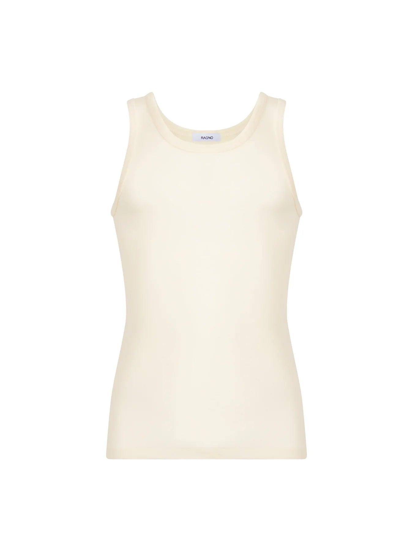 Ragno Canottiera Spalla Larga in Lana da Uomo 060032 S26 - Passarelli Biancheria