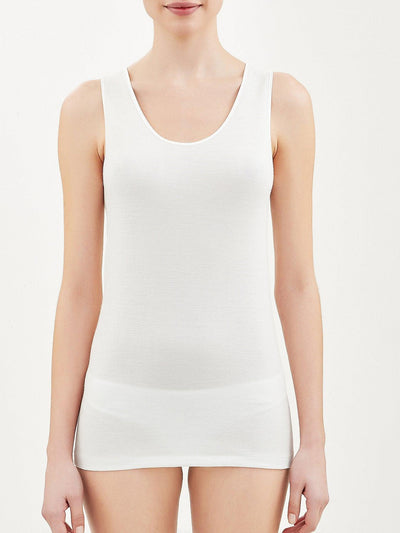 Ragno Canottiera Intima Spalla Larga per Donna in Lana Cotone 072452 S15 - Passarelli Biancheria