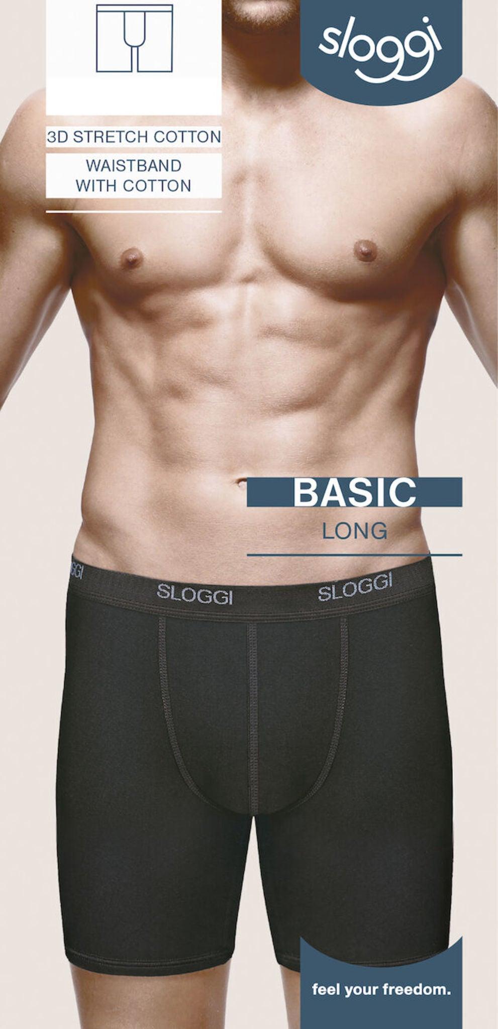 Sloggi Uomo Boxer con Gambe Basic Long S14 - Passarelli Biancheria