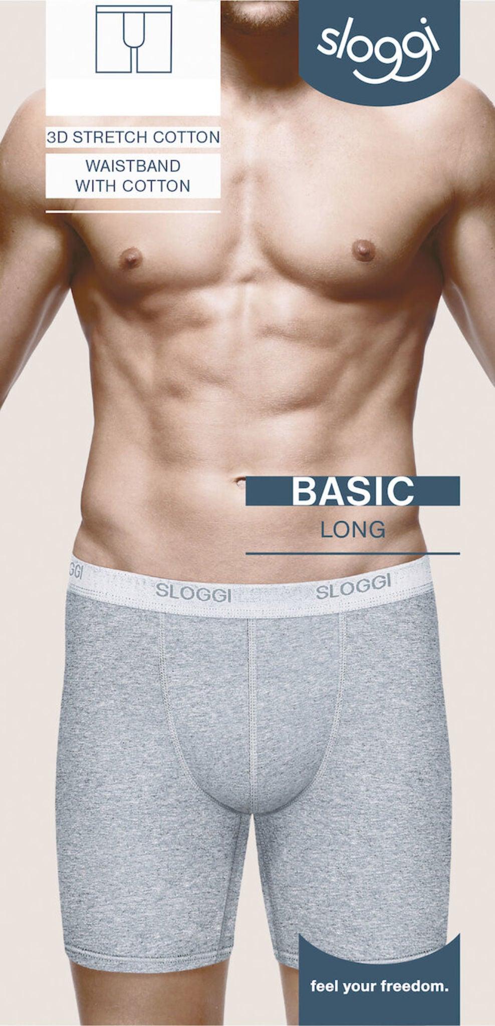 Sloggi Uomo Boxer con Gambe Basic Long S14 - Passarelli Biancheria