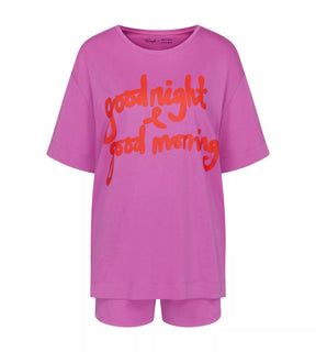 Triumph Pigiama Estivo Corto da Donna Sets PSK 10 CO/MD 10214841 Orchidea S35 - Passarelli Biancheria