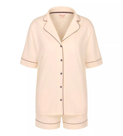 Triumph Pigiama Corto da Donna a Maniche Corte Boyfriend 02 PSK 10214946 S40 - Passarelli Biancheria