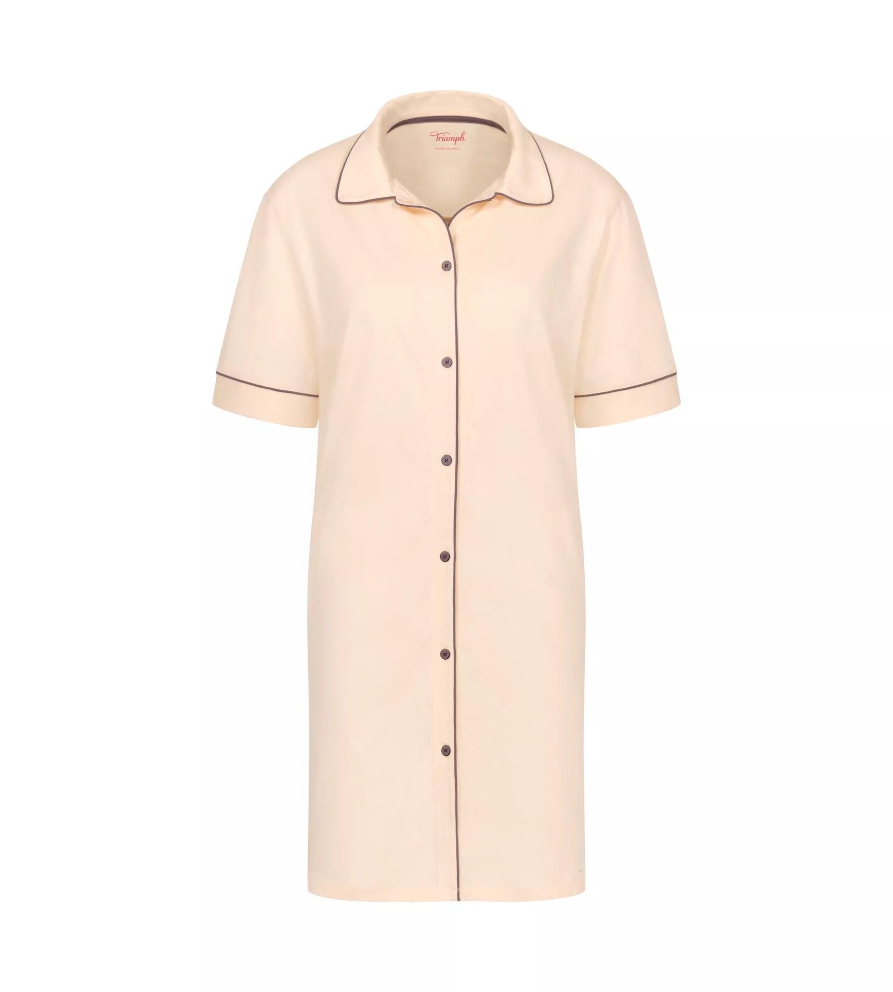 Triumph Camicia da notte Maniche Corte Aperta Avanti Boyfriend 02 NDK SSL S35 - Passarelli Biancheria