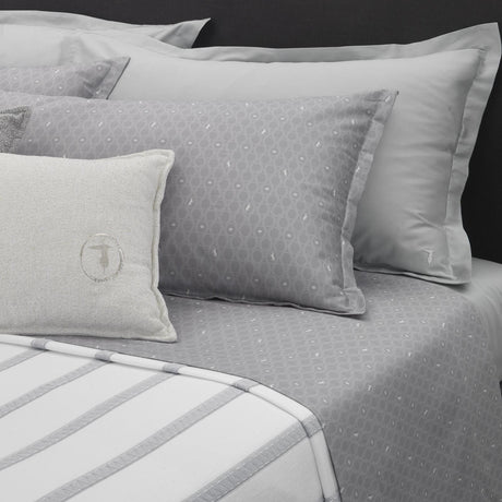 Trussardi Home Completo Lenzuola Matrimoniale Royal Grayhound S220 - Passarelli Biancheria