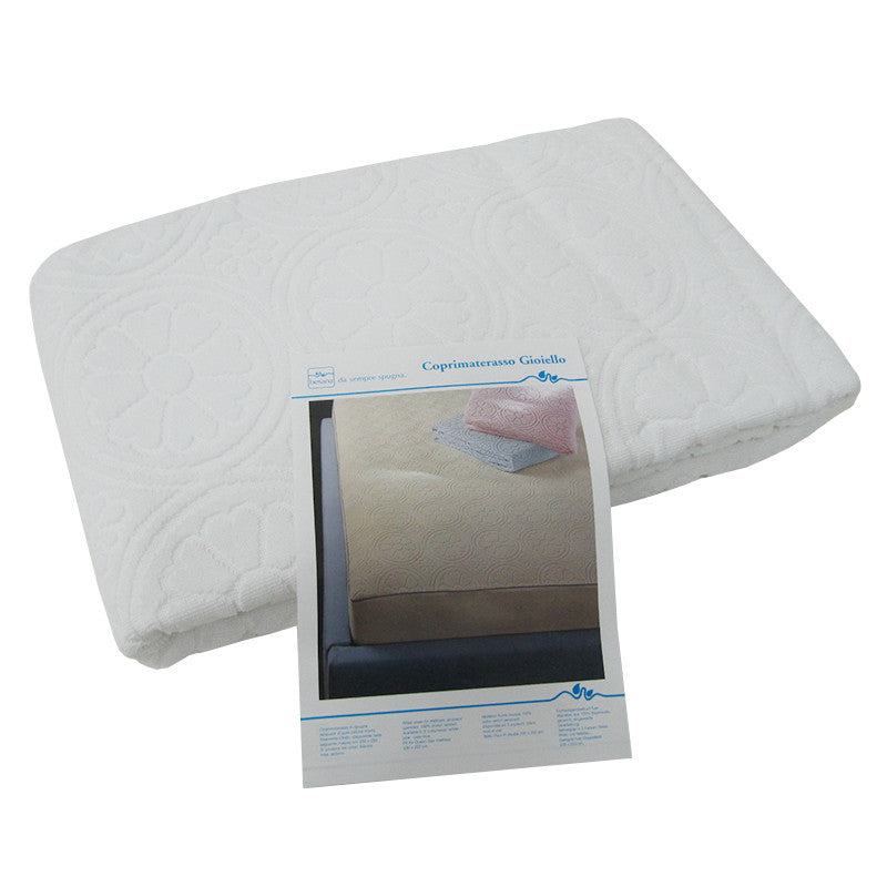Besana Copri Materasso per Letto Matrimoniale in Spugna Gioiello 2504S85