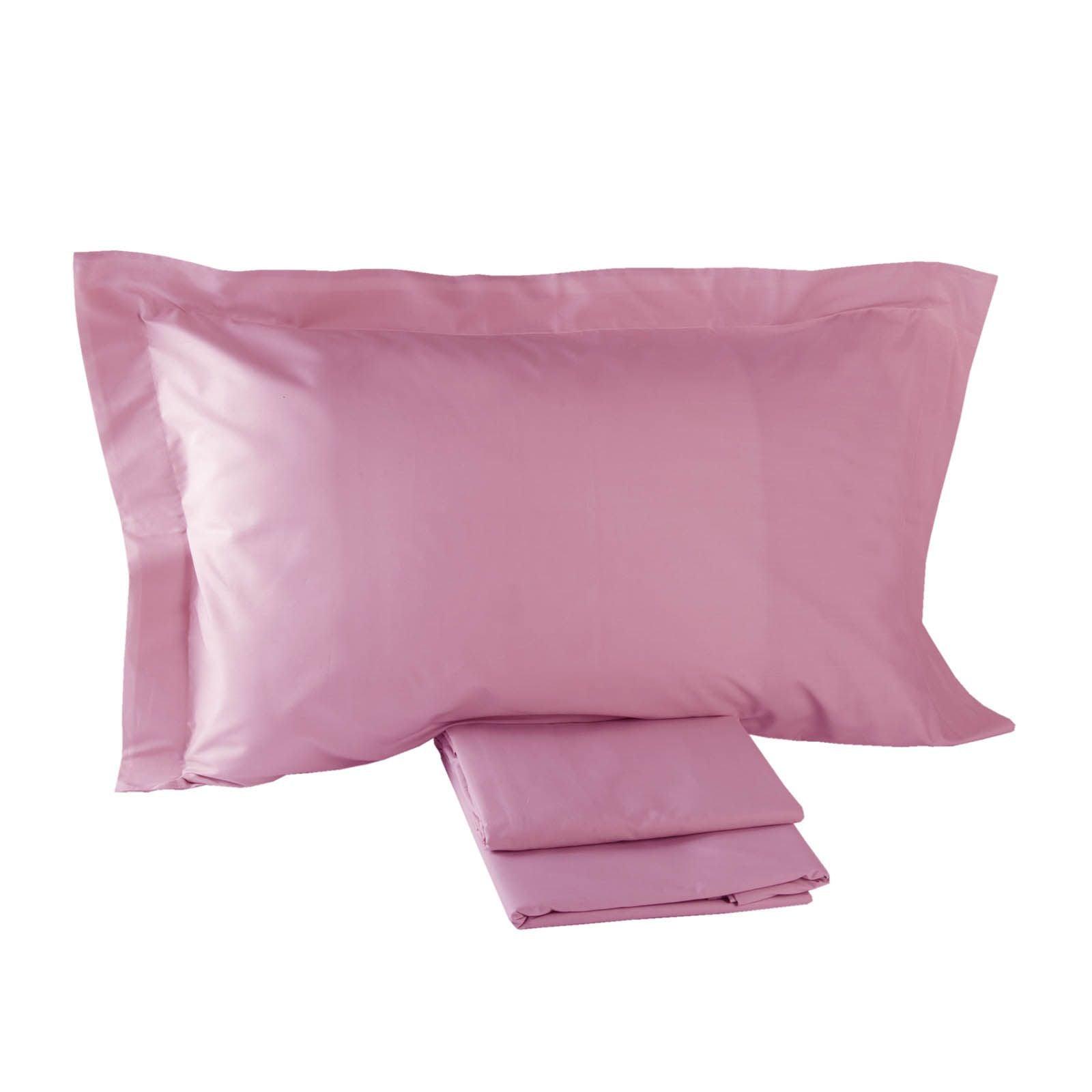 Mirabello Completo Lenzuola Matrimoniale in Percalle Tinta Unita Louisiana S84 - Passarelli Biancheria