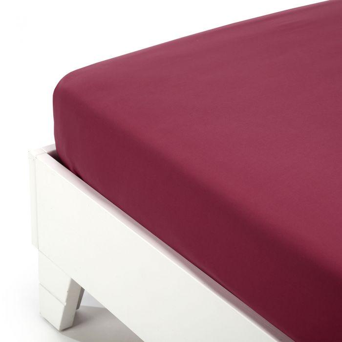 Caleffi Spannbettlaken mit Ecken aus reiner Baumwolle, einfarbig – verschiedene Größen