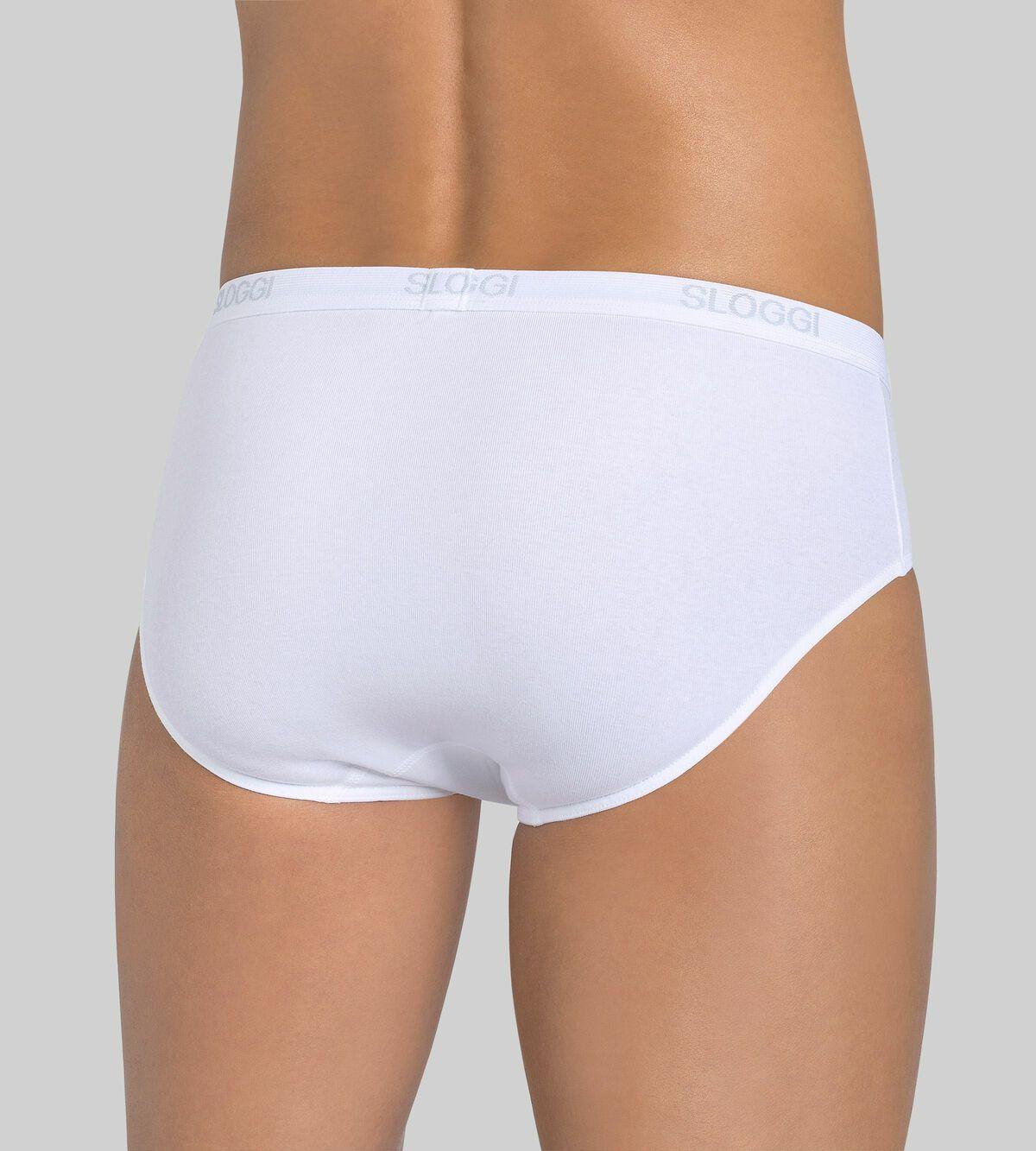 Sloggi Donna Midi Basic+ 2 Slip In Cotone E Lycra, Bianco, Confezione Da 2, Taglia A Scelta (es. 4) - 4