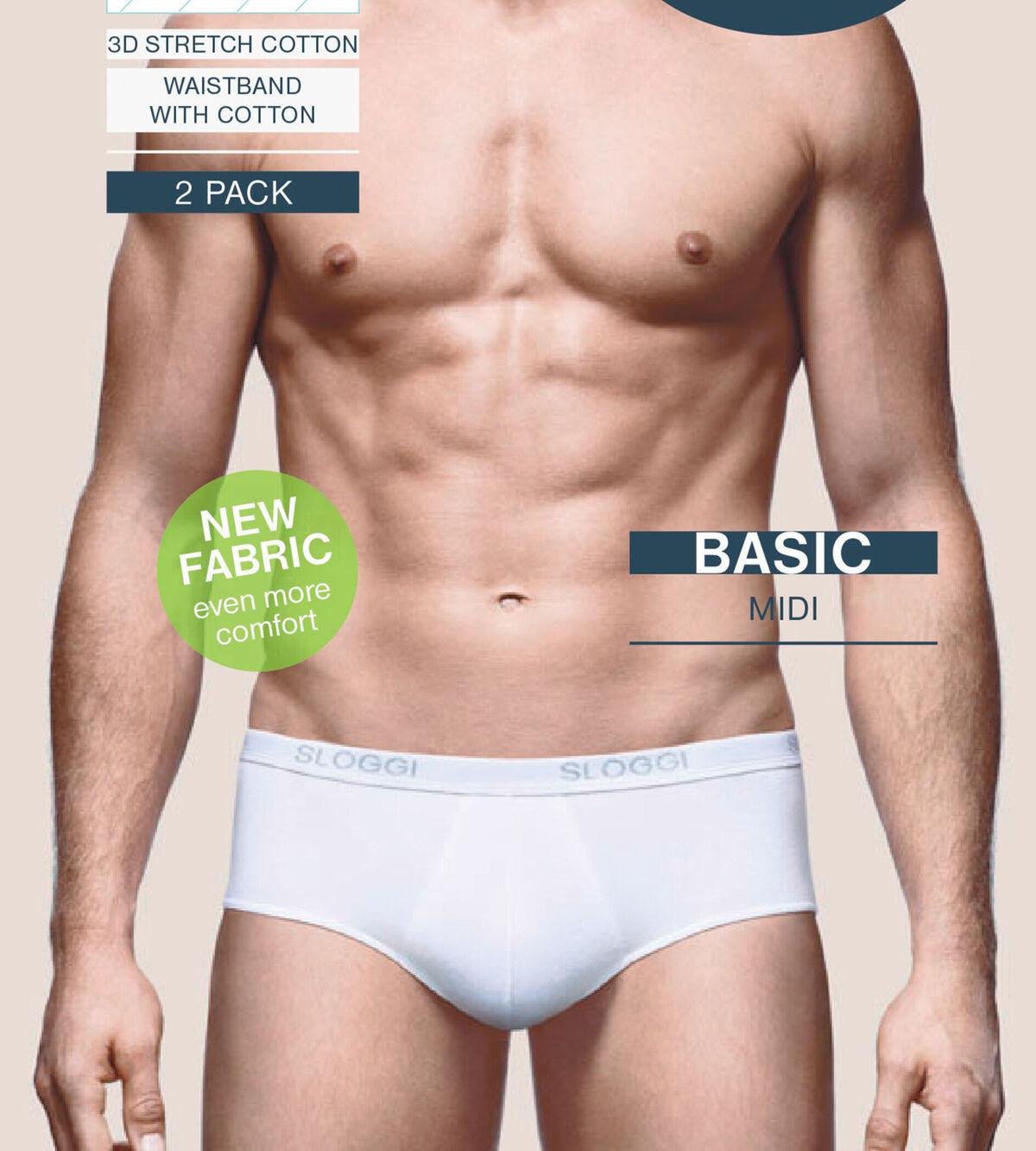 Sloggi Boxer da uomo (confezione da 2), 2 x nero, M