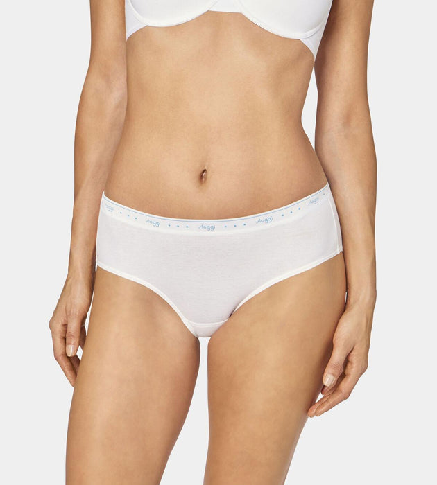 Sloggi Donna Confezione 2 Slip Hipster Cotton 100 24/7 10198040 S14