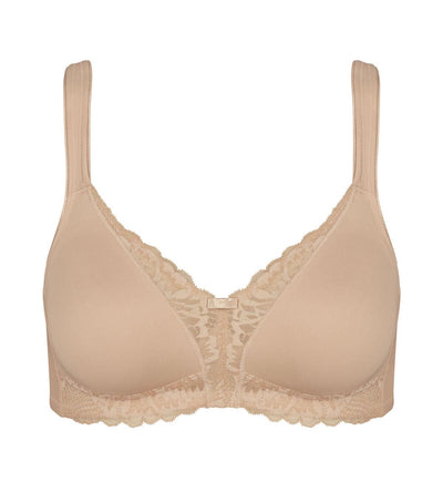 Triumph Reggiseno senza Ferretti Modern Lace + Cotton N 10207539 S42 - Passarelli Biancheria