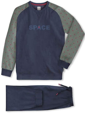 Jamas Pigiama da Uomo Cotone Leggero Maniche Lunghe EJ9910 S50 - Passarelli Biancheria