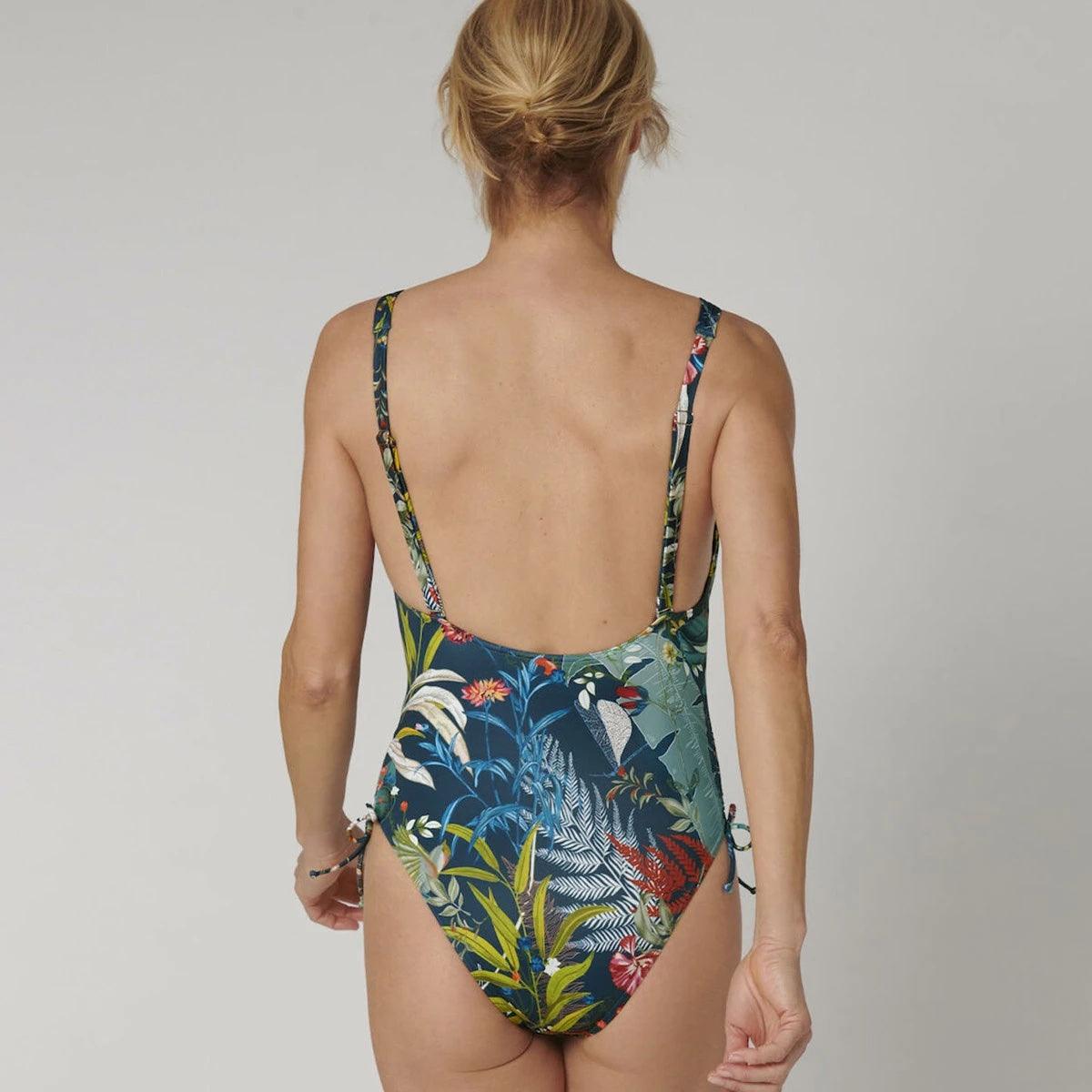 Triumph Costume Intero da Donna Botanical Leaf OP 10207919 S74 - Passarelli Biancheria