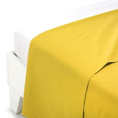 Caleffi Lenzuolo Piano Tinta Unita in Puro Cotone - Varie Dimensioni - Passarelli Biancheria