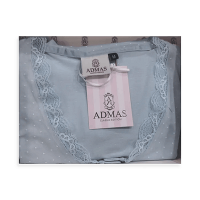 Admas Camicia da Notte Maniche Corte in Viscosa 51589 S30 - Passarelli Biancheria