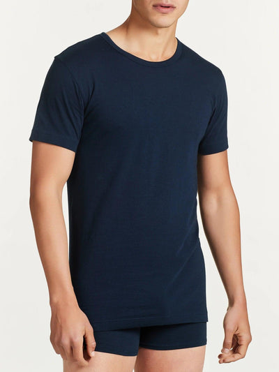 Ragno 2 Magliette Intime da Uomo in Cotone Girocollo Maniche Corte 601417 S15 - Passarelli Biancheria