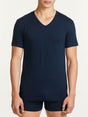 Ragno 2 Maglie Intime Uomo Cotone Scollo V Mezze Maniche 601418 S15 - Passarelli Biancheria