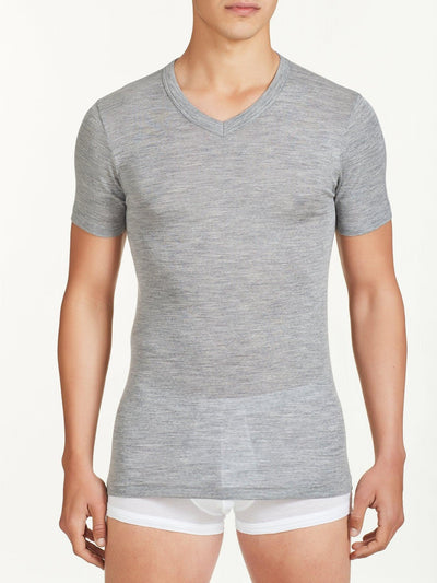 Ragno Maglia Intima Uomo in Caldo Micropile Scollo V Mezze Maniche 601958 S12 - Passarelli Biancheria