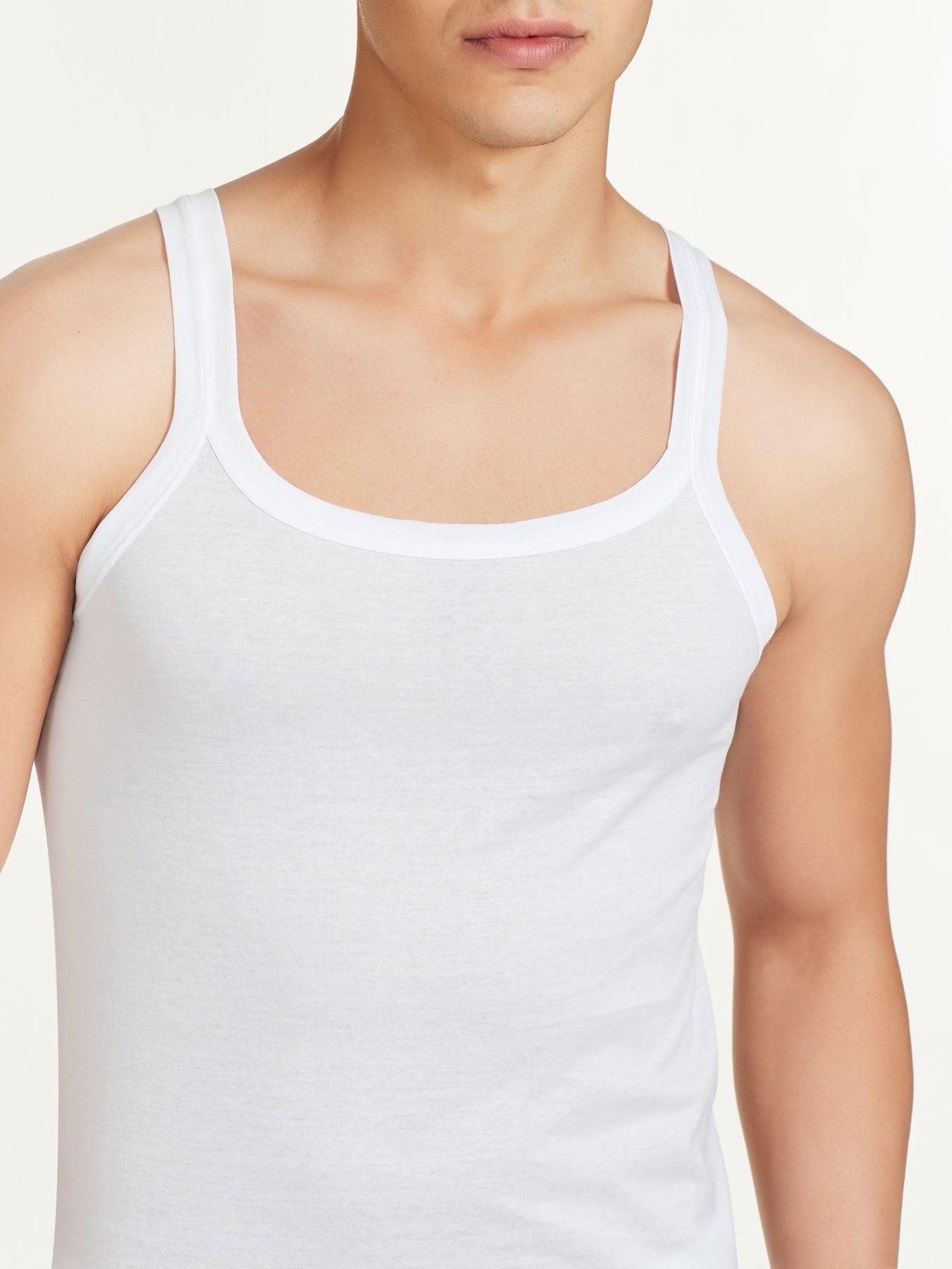 Ragno Canottiera Uomo Filo Scozia Spalla Stretta 601691 S14 - Passarelli Biancheria