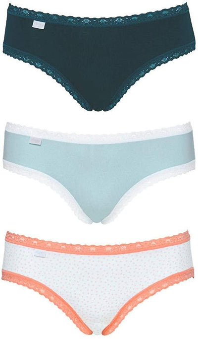 Sloggi Donna 24/7 Weekend Hipster C3P 3 Slip Hipster S10 - Varie Fantasie - Passarelli Biancheria