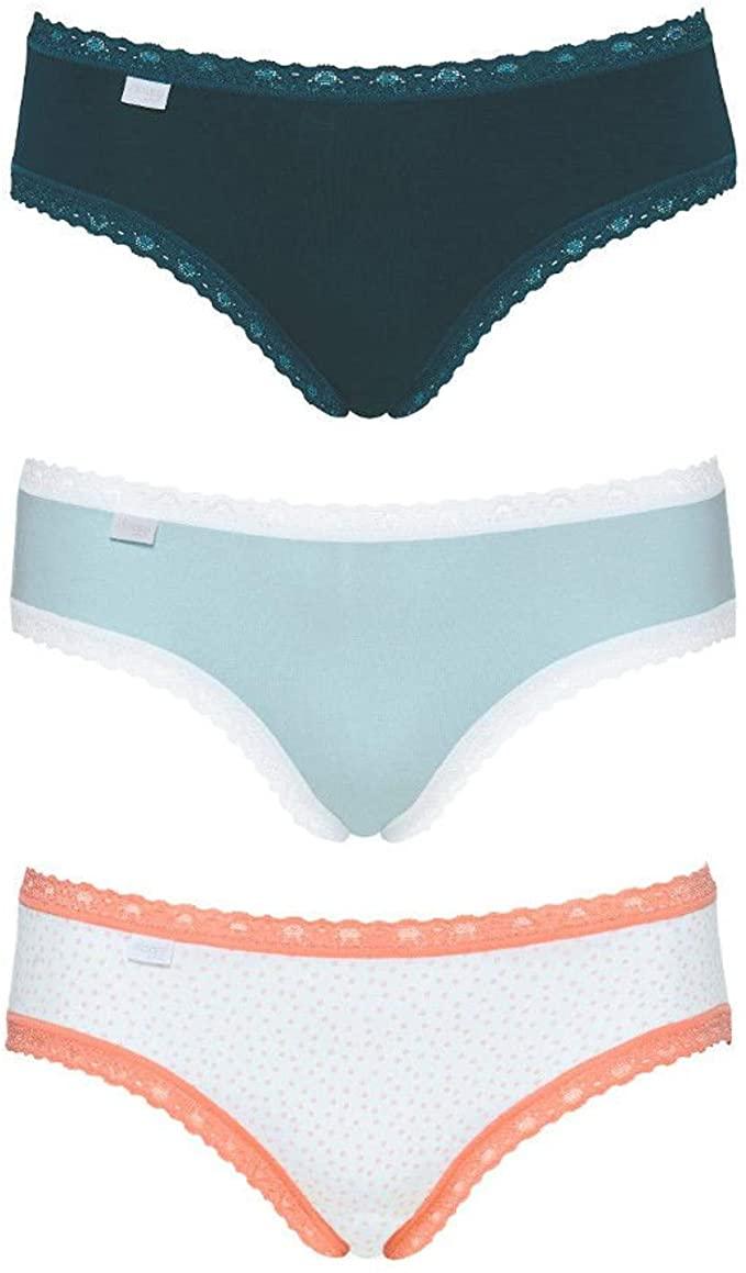 Sloggi Donna 24/7 Weekend Hipster C3P 3 Slip Hipster S10 - Varie Fantasie - Passarelli Biancheria