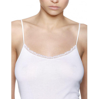 Ragno Canotta Intima da Donna Top Bretelline in Filo Scozia 70112E S18 - Passarelli Biancheria