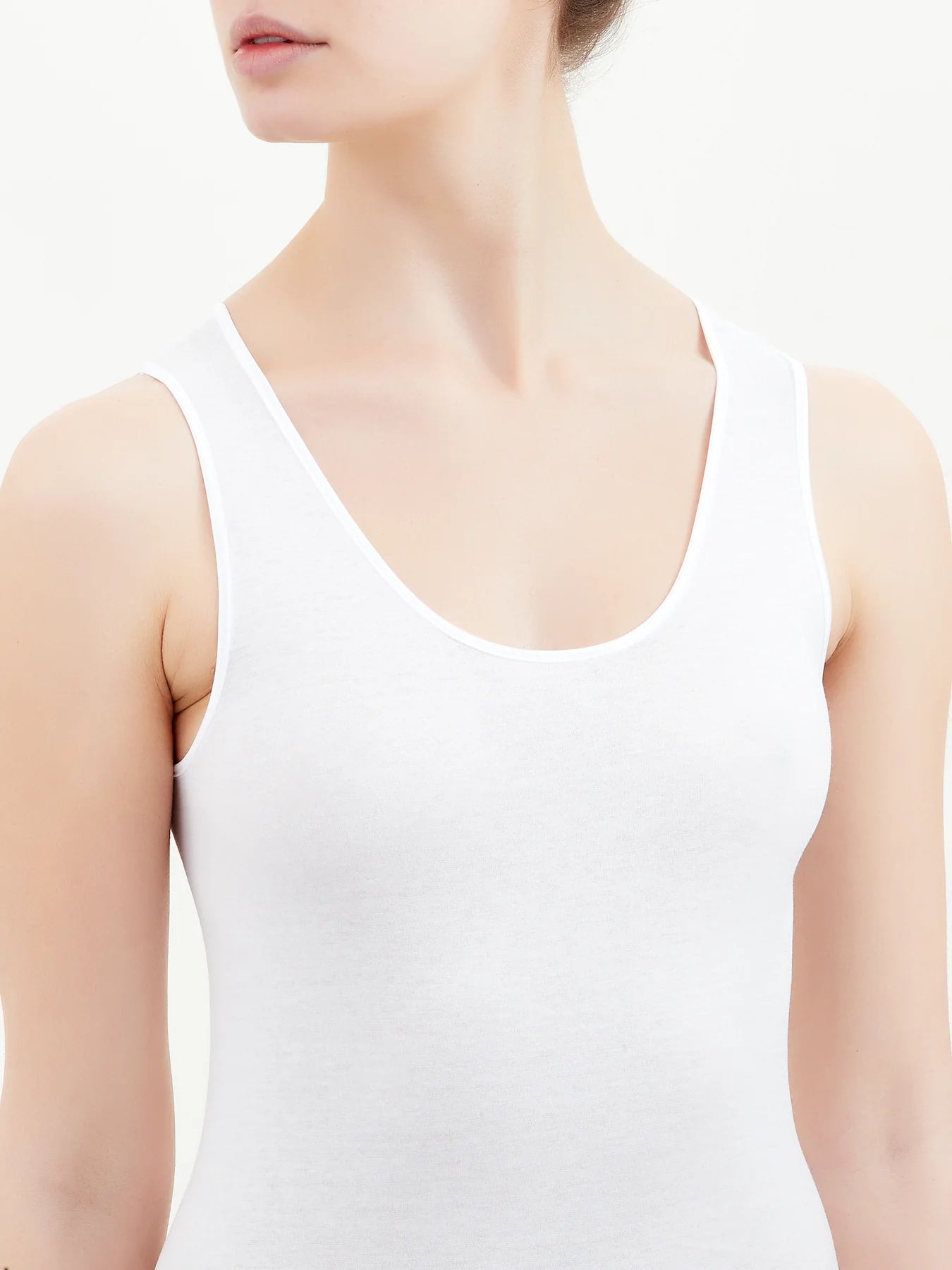 Ragno Canotta Intima da Donna Spalla Larga in Filo di Scozia 713542 S12