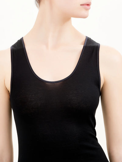 Ragno Canotta Intima da Donna Spalla Larga in Filo di Scozia 713542 S12