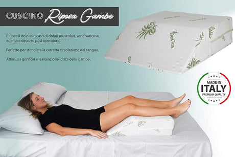 Cuscino Riposa Gambe Silver B36 - Passarelli Biancheria