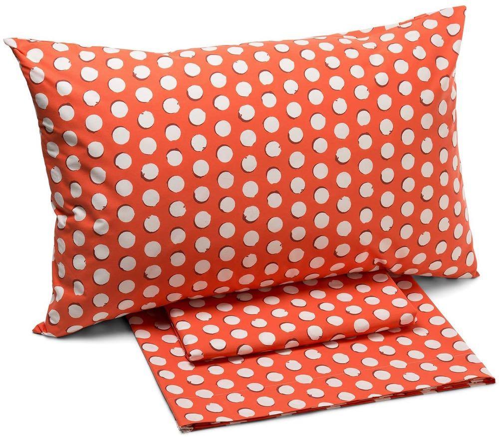 Caleffi Completo Lenzuola per Letto Una Piazza Bloom Rosso 1001578 D24 - Passarelli Biancheria