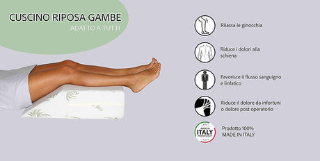 Cuscino Riposa Gambe Silver B36 - Passarelli Biancheria