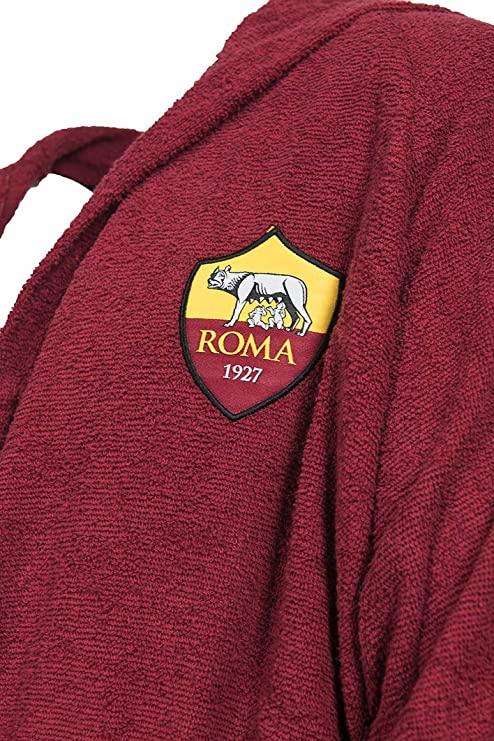 Accappatoio AS Roma Ufficiale in Micro Spugna D32 - Passarelli Biancheria