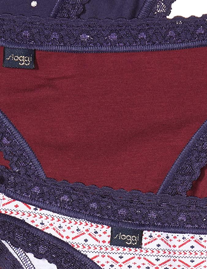 Sloggi Donna Confezione 3 Weekend Tanga M008 S100 - Passarelli Biancheria