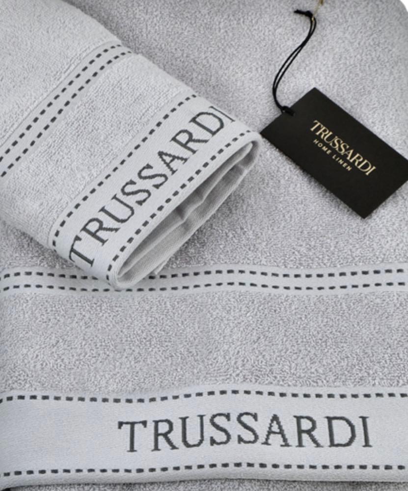 Trussardi Home Set Spugna 1+1 in Puro Cotone Ribbon S32 - Passarelli Biancheria