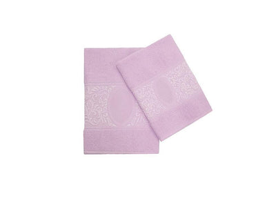 Daylight Set Asciugamani con Tela Aida 1+1 Spugna Alberta D90 - Passarelli Biancheria