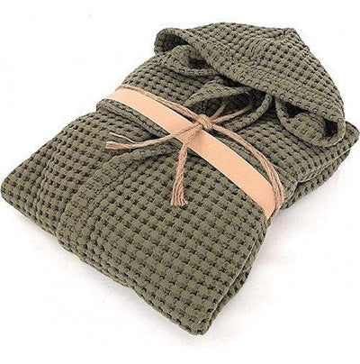 Fazzini Accappatoio con Cappuccio nido d'ape 100% Cotone Nettare S63 - Passarelli Biancheria