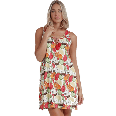 Admas Camicia da Notte per Donna a Spalline 61108 S23 - Passarelli Biancheria