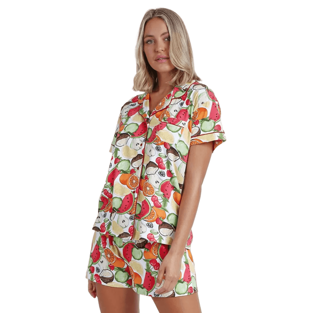 Admas Pigiama Corto da Donna con Apertura 60144 S26 - Passarelli Biancheria