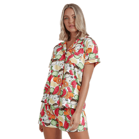 Admas Pigiama Corto da Donna con Apertura 60144 S26 - Passarelli Biancheria