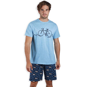 Admas Pigiama Estivo Corto da Uomo 55250 S26 - Passarelli Biancheria