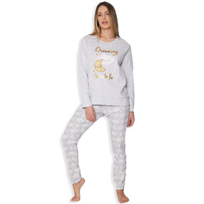 Admas Pigiama Invernale da Donna in Caldo Cotone 55826 S27 - Passarelli Biancheria