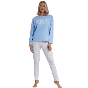 Admas Pigiama da Donna Cotone Leggero 60113 S28 - Passarelli Biancheria