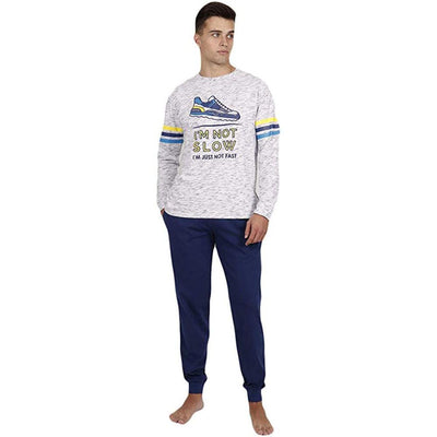 Admas Pigiama da Uomo Caldo Cotone Leggero 54790 S32 - Passarelli Biancheria