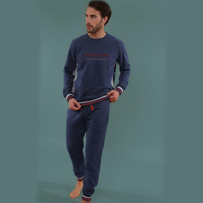 Admas Pigiama da Uomo in Caldo Cotone 55259 S34 - Passarelli Biancheria