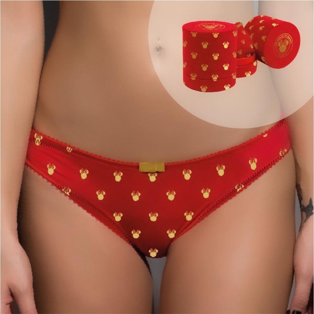 Admas Slip da Donna Minnie Gold Red 41424 S90 - Passarelli Biancheria
