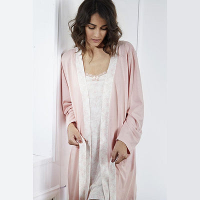 Admas Vestaglia da Donna in Cotone Leggero Maniche Lunghe 57407 S24 - Passarelli Biancheria